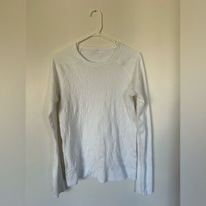 Lululemon Rest Less Pullover Stratum Overlay White / Vapor Size 8